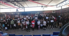 MOP Premia a estudiantes de Escuela Fronteriza Tarapacá