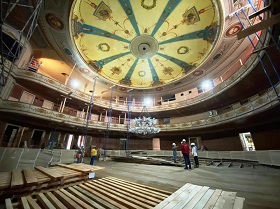 Teatro Municipal de Iquique ya alcanzó un 25% de avance de obras en su proceso de restauración
