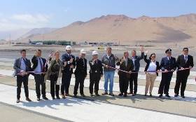 MOP inaugura fase 4 de las obras de mejoramiento de la pista del aeropuerto