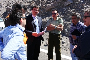 MOP mejora Ruta A-555 camino a Pachica para ser utilizada como salida del poblado de Tarapacá