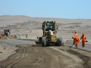 MOP realiza trabajos de Conservación en Ruta 5