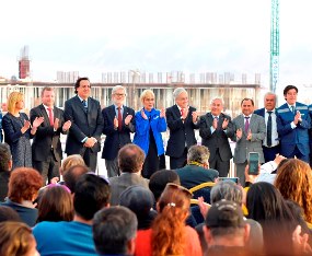 Presidente de la República inspecciona obras del hospital de Alto Hospicio