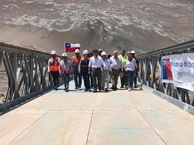 Ministro (s) Obras Públicas habilita Puente Mecano que conecta las regiones de Tarapacá y Arica y Parinacota