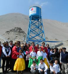 En caleta Río Seco ahora corre el agua