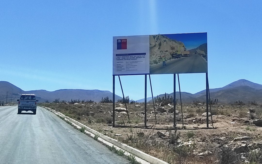 MOP recupera infraestructura dañada en Ruta 15Ch por invierno altiplánico