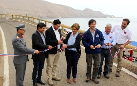 Subsecretario Lucas Palacios inaugura rutas a Pisagua Viejo