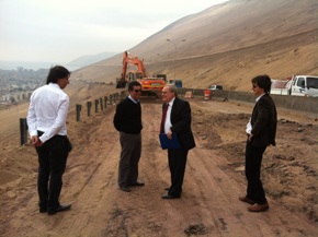 Subsecretario de Obras Públicas inspecciona recuperación de Ruta 16
