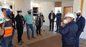 Inspeccionan nuevo edificio que albergará a la Fiscalía del Tamarugal en Pozo Almonte