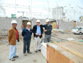Coordinador regional de obras públicas inspecciona en terreno avances de proyectos