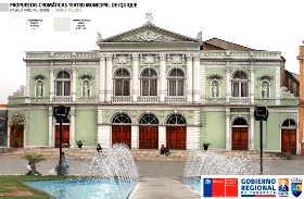 Invitan a Participación Ciudadana para definir color de la fachada del Teatro Municipal de Iquique